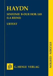 HENLE HAYDN Symphonie B-flat Major Hob.i:85 For Orchestral Study Score