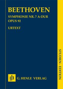 HENLE LUDWIG Van Beethoven Symphony No.7 A Major Op.92
