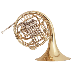 HOLTON H379 Step-up Doouble French Horn With Large-throated Bell, Nickel Silver