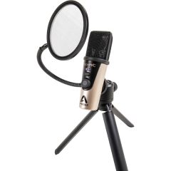 APOGEE ELECTRONICS HYPEMIC | Usb Podcasting Microphone W/ Compressor | W/ Tripod/adapter/case