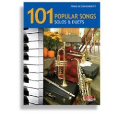 SANTORELLA PUBLISH 101 Popular Songs Solos & Duets Piano Accompaniment For Brass & Reeds