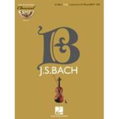 HAL LEONARD CLASSICAL Play Along Js Bach Violin Concerto In A Minor Bwv 1041 With Cd