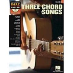 HAL LEONARD EASY Rhythm Guitar Play Along Three Chord Songs Play Along Cd Included