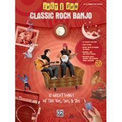 ALFRED JUST For Fun Classic Rock Banjo 12 Great Songs Of The 60s 70s & 80s