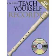 MUSIC SALES AMERICA STEP One Teach Yourself Recorder Book & Cd