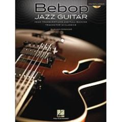 HAL LEONARD BEBOP Jazz Guitar Head Transcriptions & Full Backing Tracks For 12 Classics