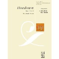 FJH MUSIC COMPANY HOEDOWN Intermediate Piano Duet By Myra Brooks-turner