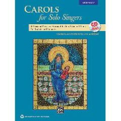 ALFRED CAROLS For Solo Singers Medium Low Voice With Cd Compiled By Sally Albrecht