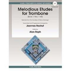 CARL FISCHER MELODIOUS Etudes For Trombone Book 1 Nos 1-60 From Bordogni
