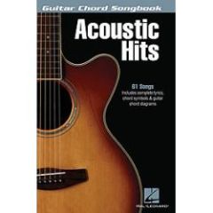 HAL LEONARD GUITAR Chord Songbook Acoustic Hits With Lyrics & Chords