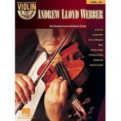 HAL LEONARD VIOLIN Play Along Andrew Lloyd Webber Play 8 Broadway Favorites With Cd Tracks