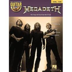 HAL LEONARD GUITAR Play Along Megadeth Play 8 Songs With Sound Alike Cd Tracks