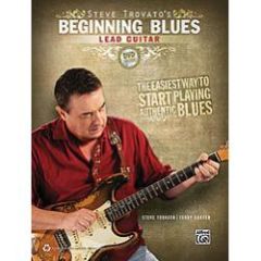 ALFRED BEGINNING Blues Lead Guitar By Steve Trovato Book & Dvd