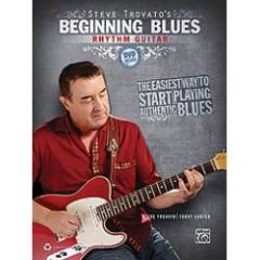 ALFRED BEGINNING Blues Rhythm Guitar By Steve Trovato Book & Dvd