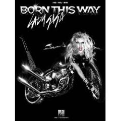 HAL LEONARD LADY Gaga Born This Way For Piano Vocal Guitar