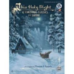 ALFRED THIS Holy Night 12 Christmas Classics For Guitar (guitar Tab Book & Cd)