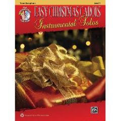 ALFRED INSTRUMENTAL Play Along Easy Christmas Carols For Tenor Sax