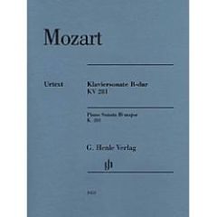 HENLE MOZART Piano Sonata In B-flat Major Kv.281