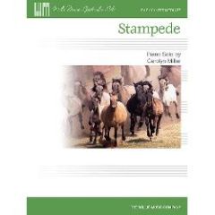 WILLIS MUSIC STAMPEDE Early Intermediate Piano Solo By Carolyn Miller