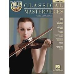 HAL LEONARD VIOLIN Play Along Classical Masterpieces 8 Violin Solos With Authentic Tracks