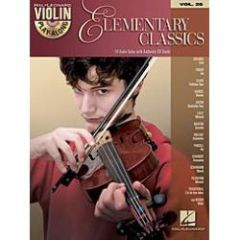 HAL LEONARD VIOLIN Play Along Elementary Classics 14 Violin Solos With Authentic Cd Tracks