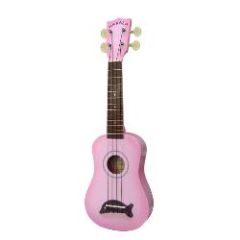 KALA MAKALA Dolphin Bridge Pink Burst Soprano Ukulele