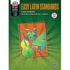 ALFRED JAZZ Easy Play Along Easy Latin Standards Rhythm Section Piano Bass Drums