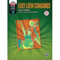 ALFRED JAZZ Easy Play Along Easy Latin Standards For C Bb Eb & Bc Instruments