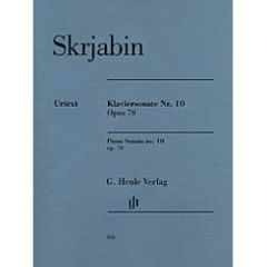 HENLE SKRJABIN Klaviersonate Nr 10 Opus 70