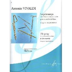 THEODORE PRESSER VIVALDI The Spring Arranged For Flute Ensemble By Gerard Grognet