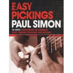 MUSIC SALES AMERICA EASY Pickings Paul Simon 16 Hits Arranged In Unique Easy Fingerpicking Notatio
