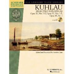 G SCHIRMER KUHLAU Selected Sonatinas Op 20 Nos 1-3 Op 55 Nos 1-3 Op 88 No 3 Cd Included