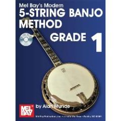 MEL BAY MODERN 5 String Banjo Method Grade 1 By Alan Munde 2 Cds Included