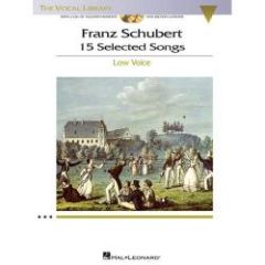 HAL LEONARD FRANZ Schubert 15 Selected Songs For Low Voice 2 Cds Included