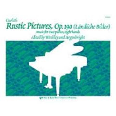 NEIL A.KJOS CORNELIUS Gurlitt Rustic Pictures Opus 190 For Two Pianos Eight Hands