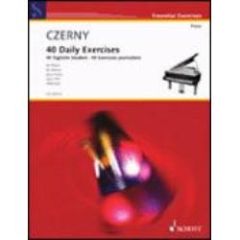 SCHOTT CZERNY Carl 40 Daily Exercises Op 337 For Piano