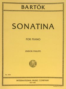 INTERNATIONAL MUSIC BELA Bartok Sonatina For Piano Edited By Isidor Philipp