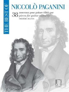 DURAND THE Best Of Niccolo Paganini 38 Pieces For Guitar
