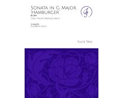 JOLLY MUSIC BACH Sonata In G Major 'hamburger' H.564 For Flute Trio