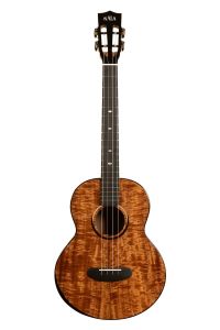 KALA KA-CT-SA-BG Contour Series All Solid Gloss Acacia Baritone Ukulele