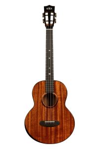 KALA KA-CT-SMH-BG Contour Series All Solid Gloss Mahogany Baritone Ukulele