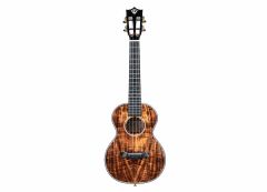 TWISTED WOOD KO-2000C Solid 4a Grade Figured Koa Concert Ukulele