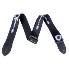 CHARVEL CHARVEL Strap Black With White Logo