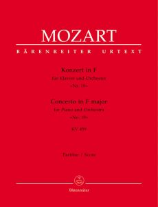 BARENREITER MOZART Concerto For Piano & Orchestra No.19 In F Major K.459
