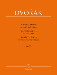 BARENREITER DVORAK Slavonic Dances For Piano Duet Op.46 Urtext