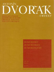 BARENREITER DVORAK Humoresques Op.101 Urtext Edition For Piano Solo