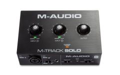 M-AUDIO M-TRACK Solo Ii | Usb 2ch Audio Interface With Preamp & Instrument Input