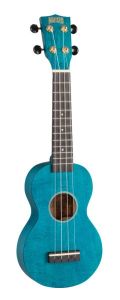 MAHALO MS1-TBU Slimline Series Soprano Ukulele Transparent Blue