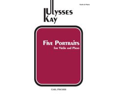 CARL FISCHER ULYSSES Kay Five Portraits For Violin & Piano