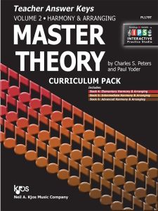NEIL A.KJOS MASTER Theory Teacher Answer Keys Vol.2 Edited By Charles Peters & Paul Yoder